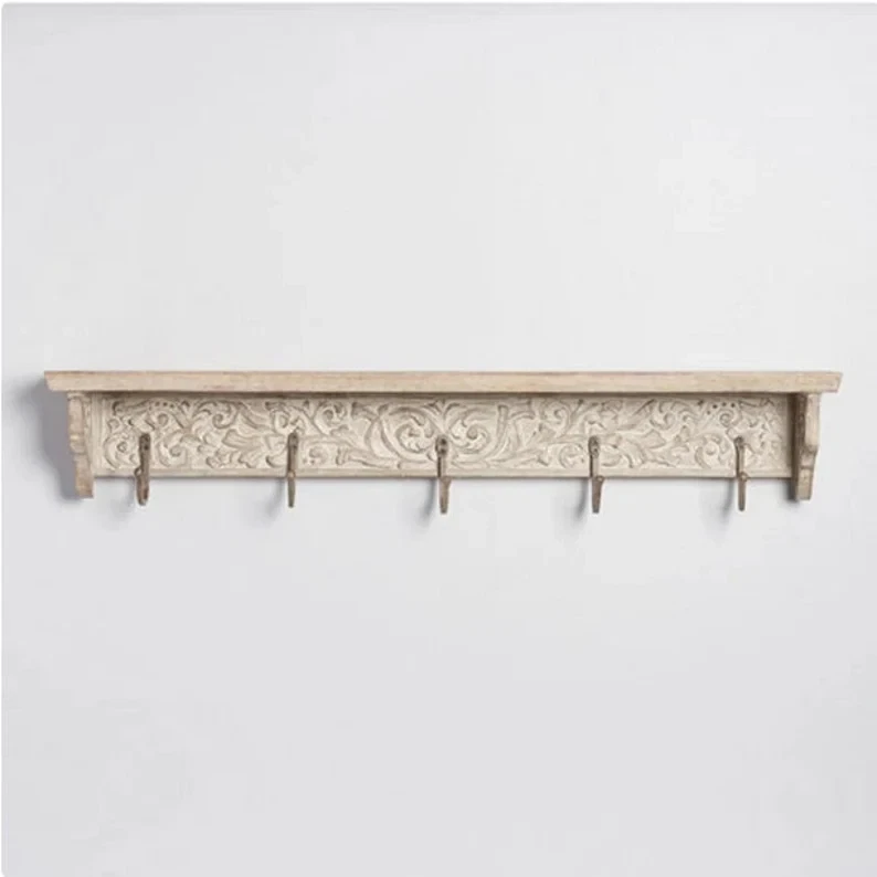 Home Decor Wall shelf With Hooks /wall Shelf/Wall Decor/Wall Hangings/Floating