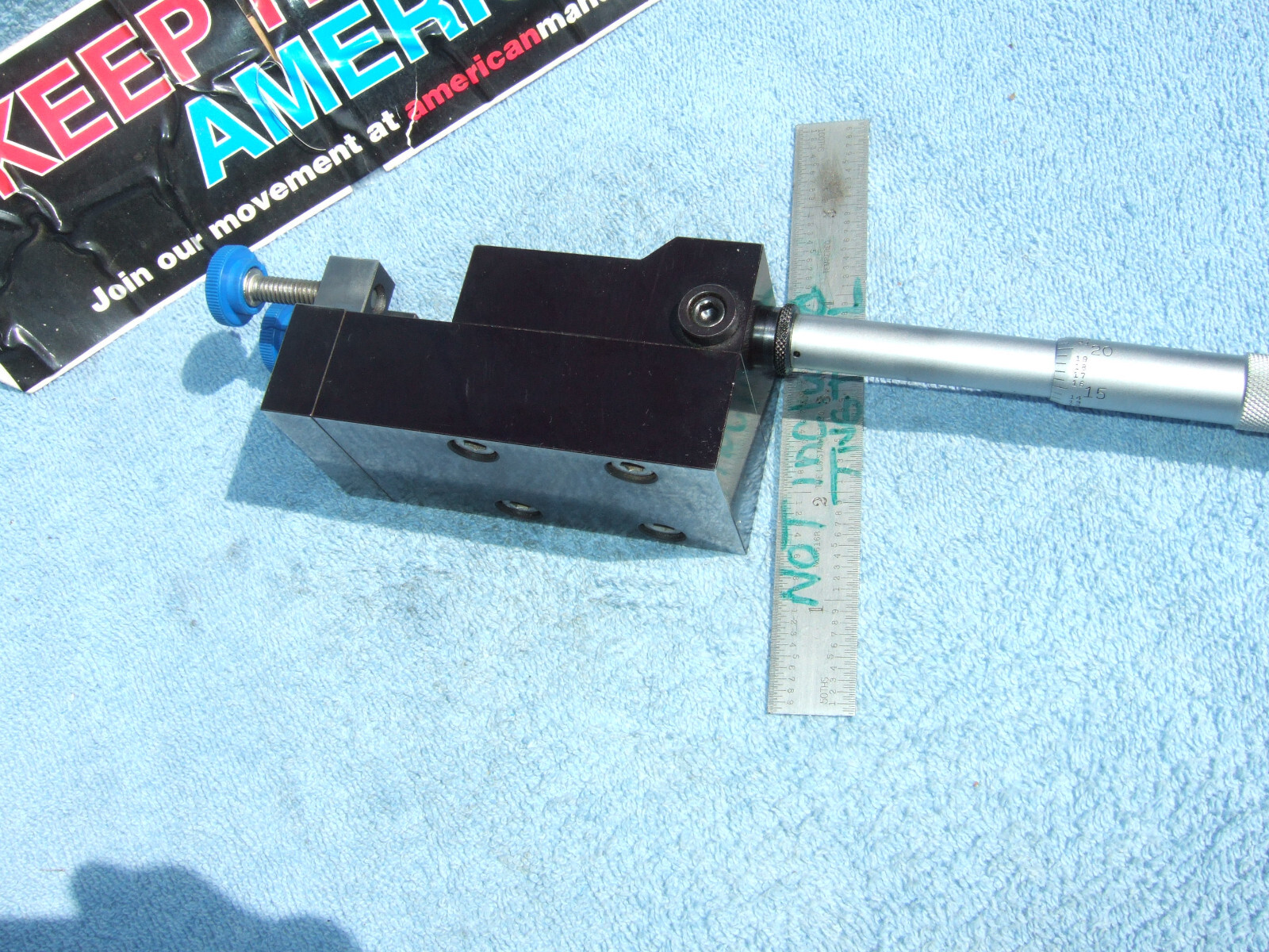 Hermann Schmidt TYPE RADIUS DRESSER SETTING FIXTURE #3 TOOLMAKER IMPORT ALSO FIT