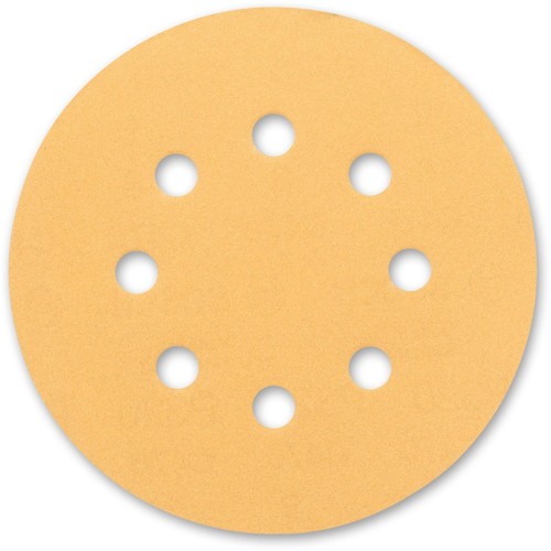 Bosch 5" C470 Gold 125mm 8 Hole Abrasive Discs Sanding Disc by tyzacktools - Picture 4 of 4