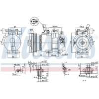 Kompressor Klimaanlage Klimakompressor Passend FüR Hyundai I20 Pb Pbt