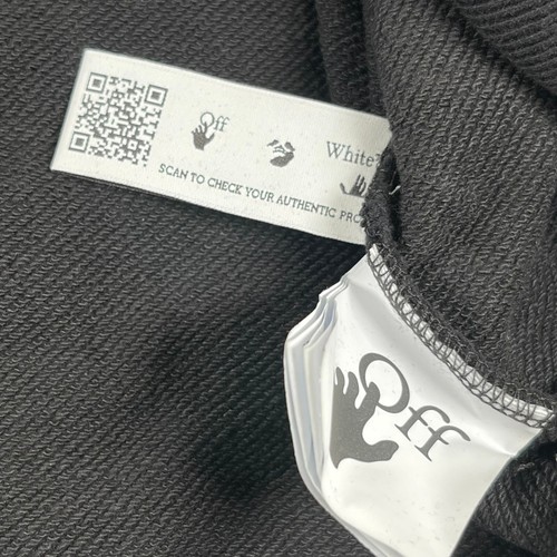 OFF-WHITE CNY Cropped Hoodie Black/Red XXS NWT Authentic - Picture 17 of 24