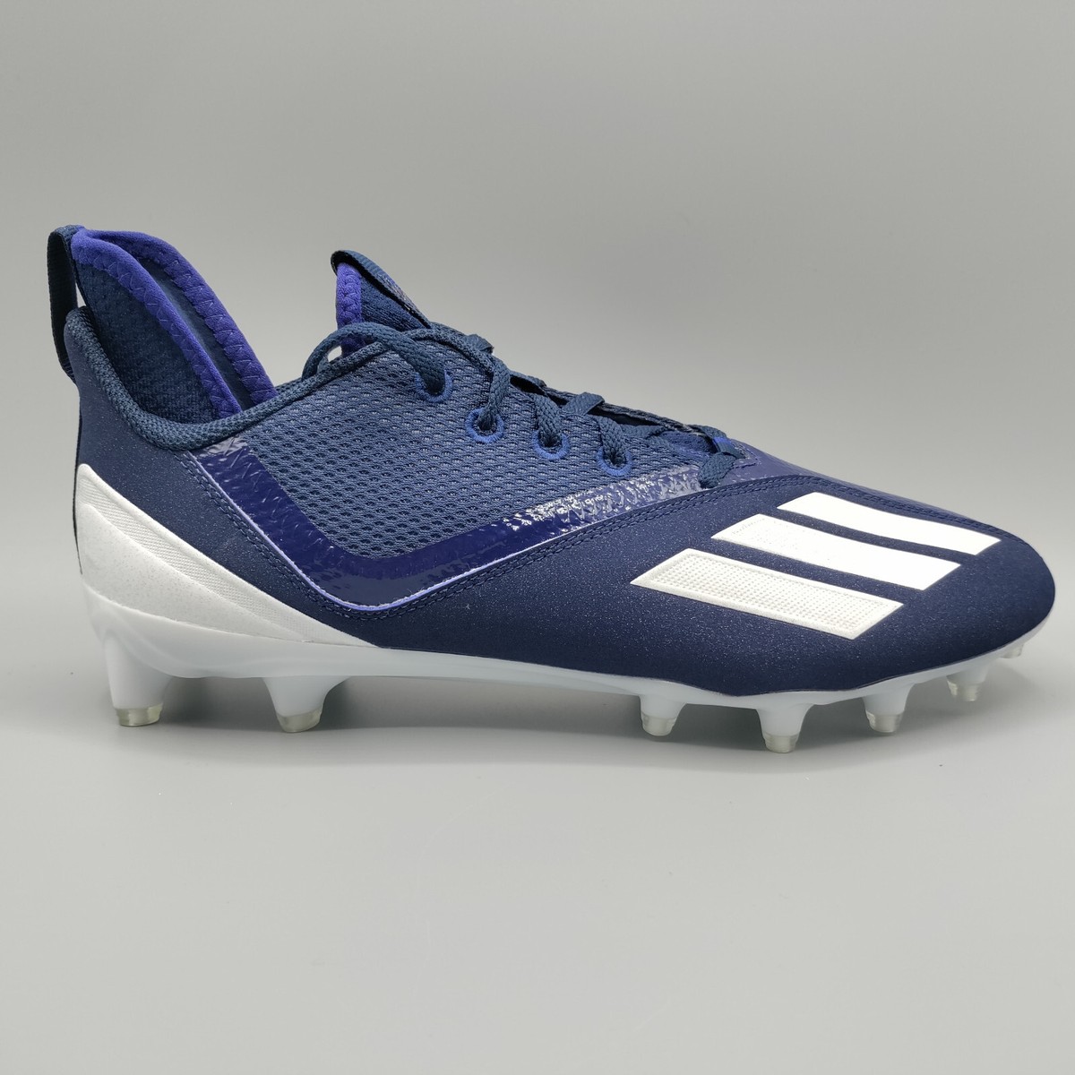 Adidas Adizero Scorch Football Cleats Navy Blue/White FX4250  display picture 3