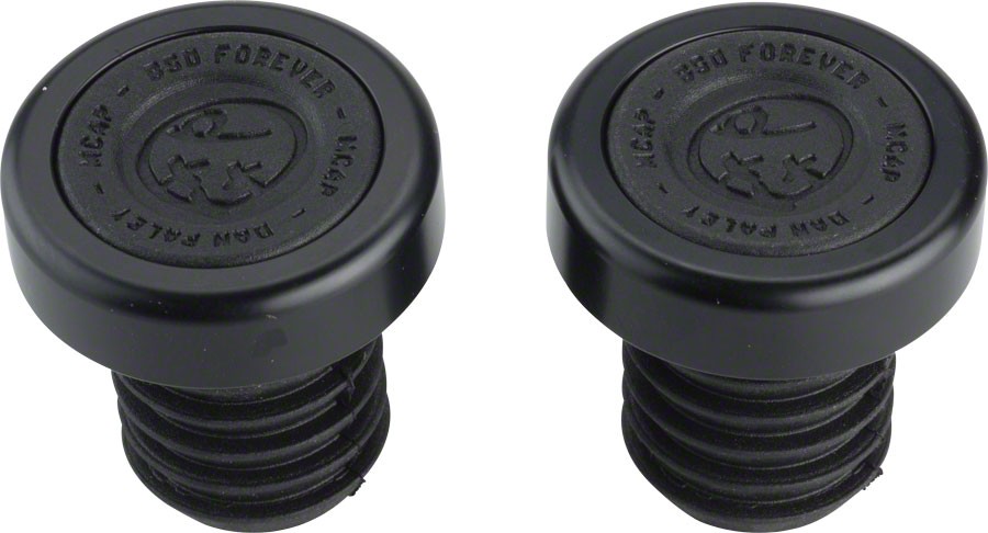 BSD M-Cap Bar Ends Черная вставная заглушка для руля с окантовкой из сплава