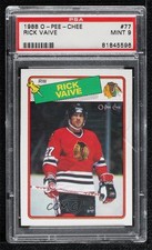 1988-89 O-Pee-Chee Rick Vaive #77 PSA 9 MINT 0m2