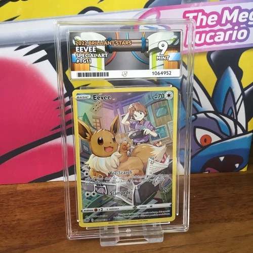Eevee TG11/TG30 Pokemon TCG Card Brilliant Stars Special Art Rare ACE 9