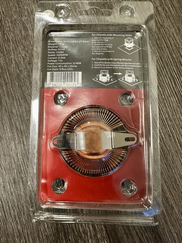 SilenX IXN-40C 40 mm. Copper LED Chip Set Heat Sink - Picture 3 of 5