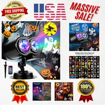 All-in-One Holiday Projector with 11 Themes & Remote for Vibrant Celebrations