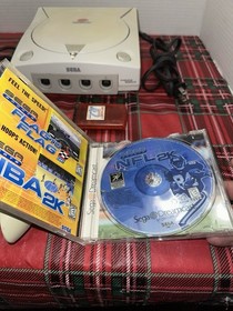 Sega Dreamcast System With Game