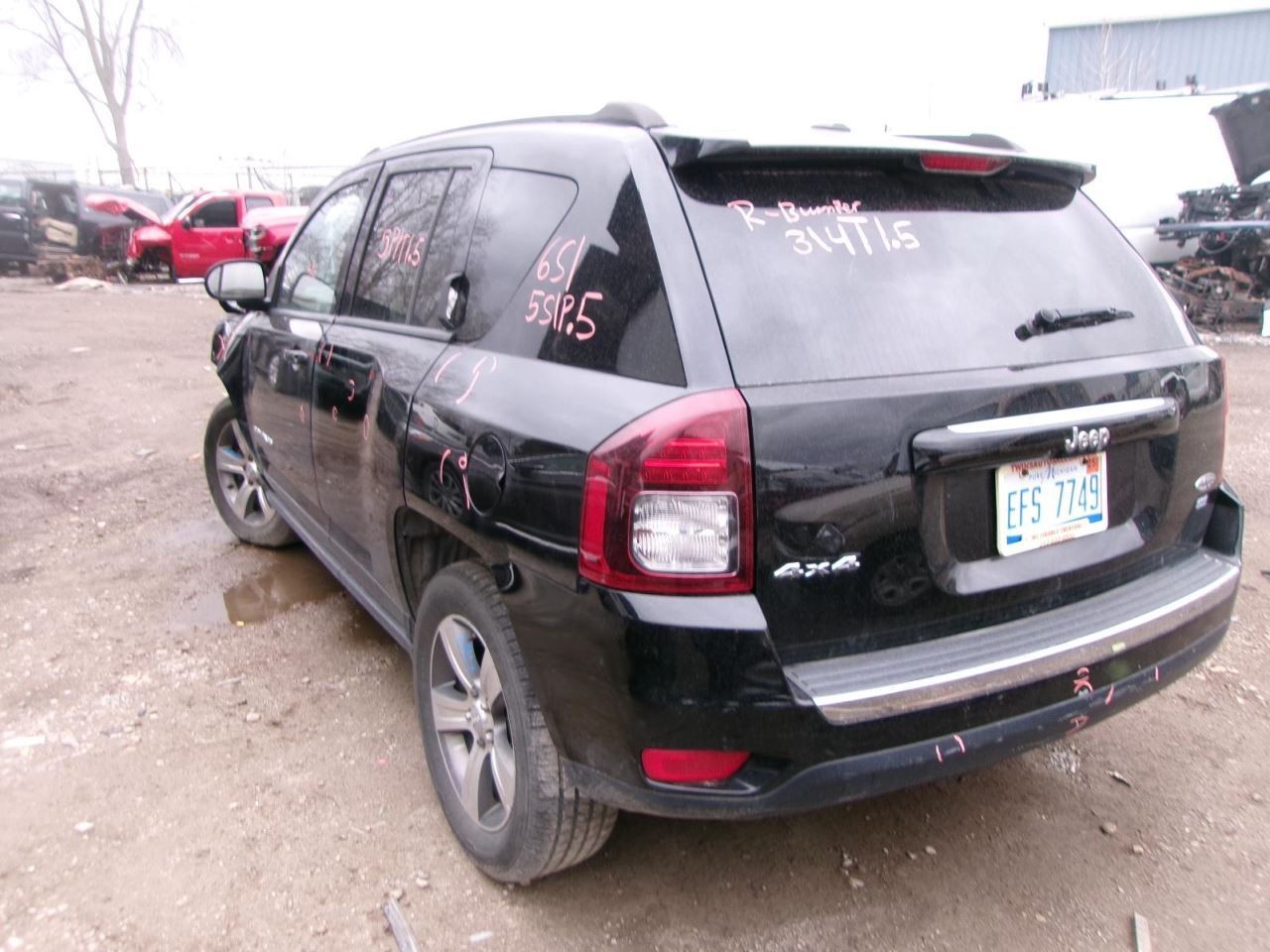 Air Cleaner Classic Style Vertical Rear Door Handle Fits 11-17 COMPASS 2069017