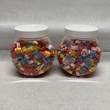 2 Packs Mini Erasers for Crafts, Slime, Prizes 250 PCS Faces, Hearts, Sun, Star