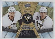 2015 Upper Deck Full Force Dual 6/649 Evgeni Malkin Patric Hornqvist #DF-4 k5g