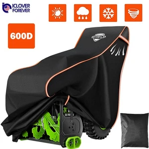 600D Deux étapes Snow Couverture de lanceur de souffleur imperméable UV Protégez le Tarpe