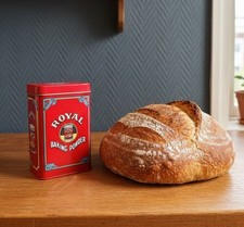 Boîte en Métal Vintage Royal Baking Powder - Ancienne Boîte de Levure Chimique