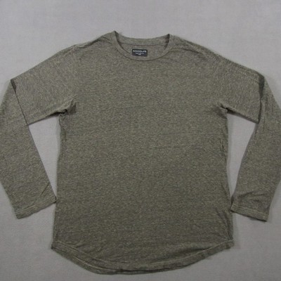 Goodlife Basic Shirt Mens L Large Athletica Performance Brown Rayon Blend
