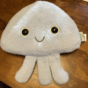 Kutie Pops by Jellycat Jellyfish Stuffed Plush Cushion Pillow Light Blue 12" A5
