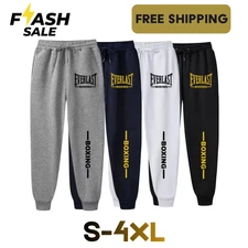 Men's EVERLAST Printed Running Pants Men Comfortable Sports Activewear Gym Gift