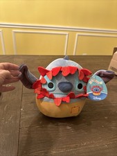 Squishmallows Official 8-Inch Disney Stitch, The Lion King Simba Costume NWT