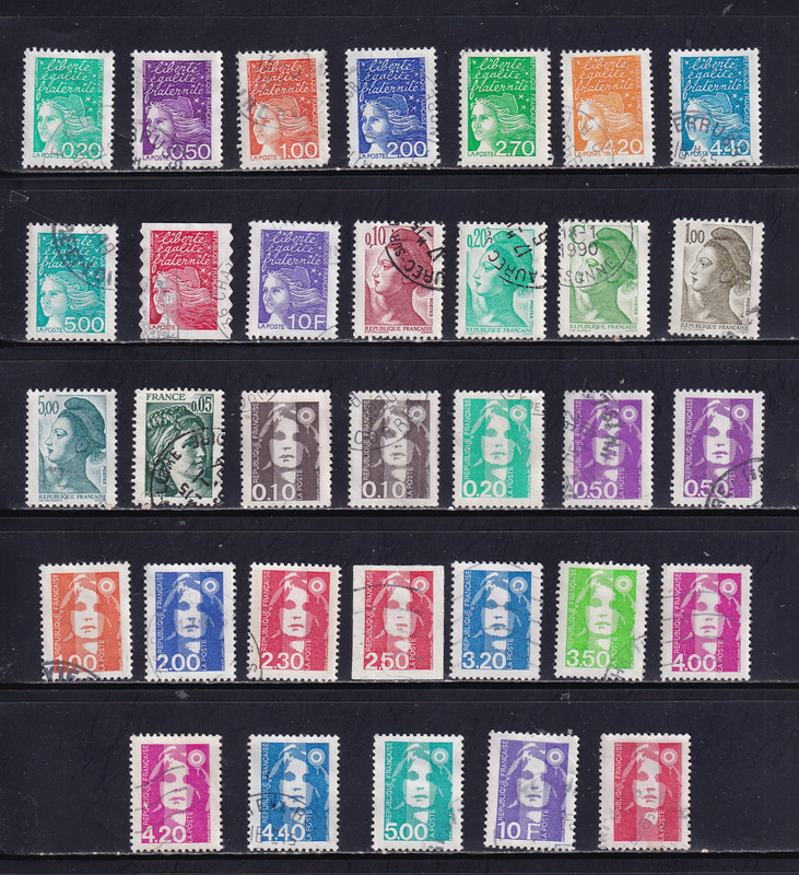 France Selection of Stamps