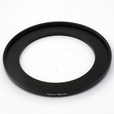 72-95 Step up Filter Ring 72mm x0.75 Male to 95mm x1 Female Lens adapter
