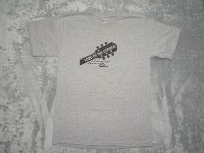 Lord of the Strings Concert Series T-Shirt 2014 Acoustic Music Event Gray M