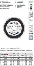 Yato Diamanttrennscheibe Voll- En 115-200mm Freie Auswahl