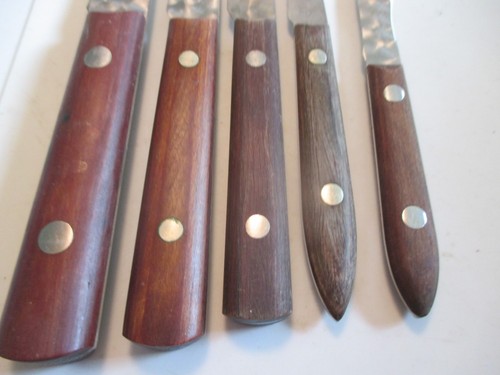 Lot E Warther & Sons Knives & Carving Fork - Picture 5 of 6