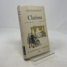 Clarissa (Volume IV) by Samuel Richardson HC First Thus  Very Good 1932