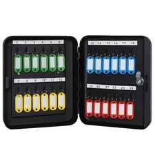 Key Cabinet Wall Mount,Locking Key Organizer, Key Storage Lock Box with Key Lock