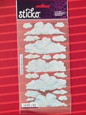 CLOUDS BY STICKO - FLAT STICKERS - RARE - FREE SHIPPING