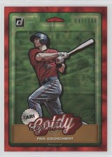 2019 Panini Donruss Nicknames Red 47/149 Paul Goldschmidt #N2 he0