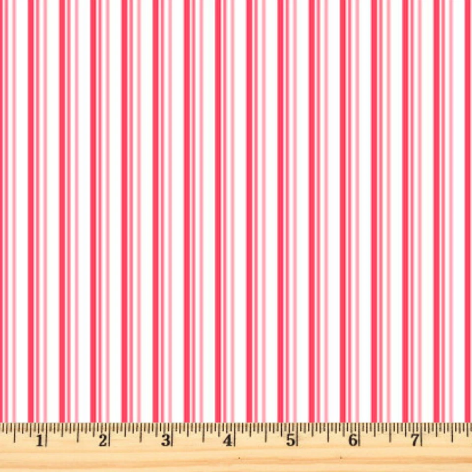 Sweet Love Stripe Valentine's Day Fabric 10516-10 Northcott By half yard