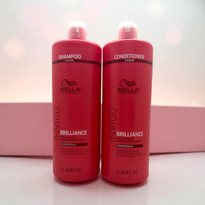 #ad Wella Invigo Brilliance Shampoo amp; Conditioner Duo 33.8oz Coarse Color Care $34.95