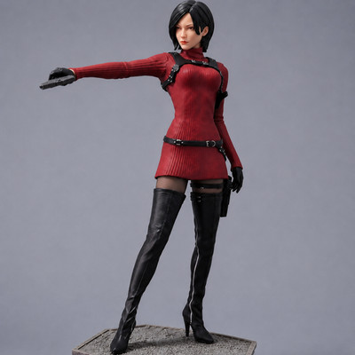 ADA WONG RESIDENT EVIL BIOHAZARD 32CM PS4 COLLECTIBLE PVC FIGURE TOY NEW
