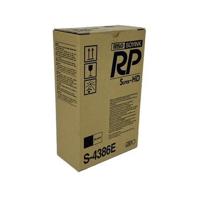 RISO Tinte Soyink RP Super-HD S-4386E Black für RP3700 RP3790, 2 x 1000ml, OVP
