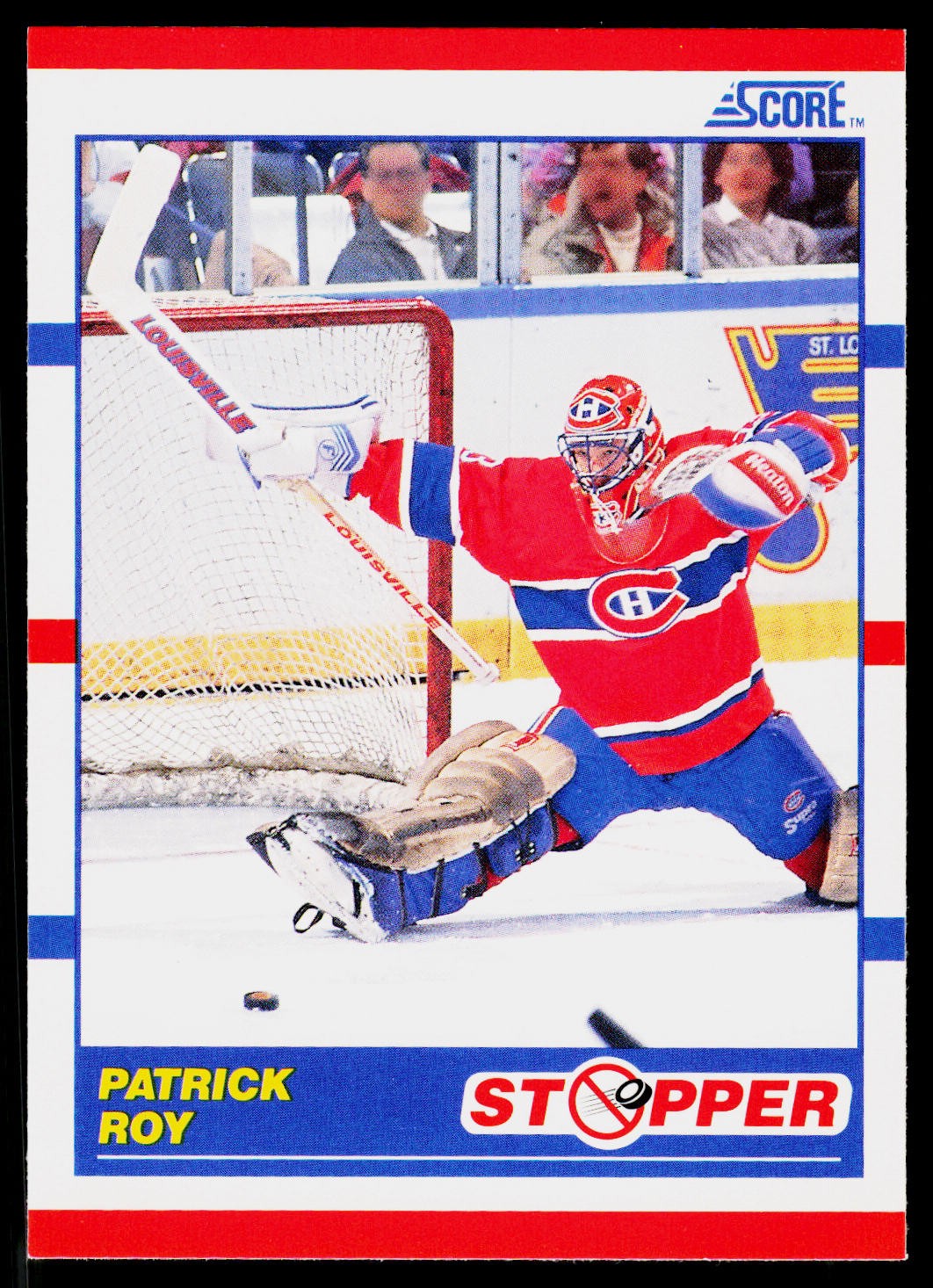 Patrick Roy, 1990-91 Score American, #344, Montreal Canadiens,