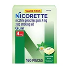 Nicorette Gum 4mg Spearmint Burst 160 Pieces