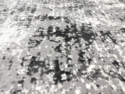 Alfombra abstracta moderna brillante vibrante alfombra de pelo alto bajo sala de estar - Imagen 7 de 18