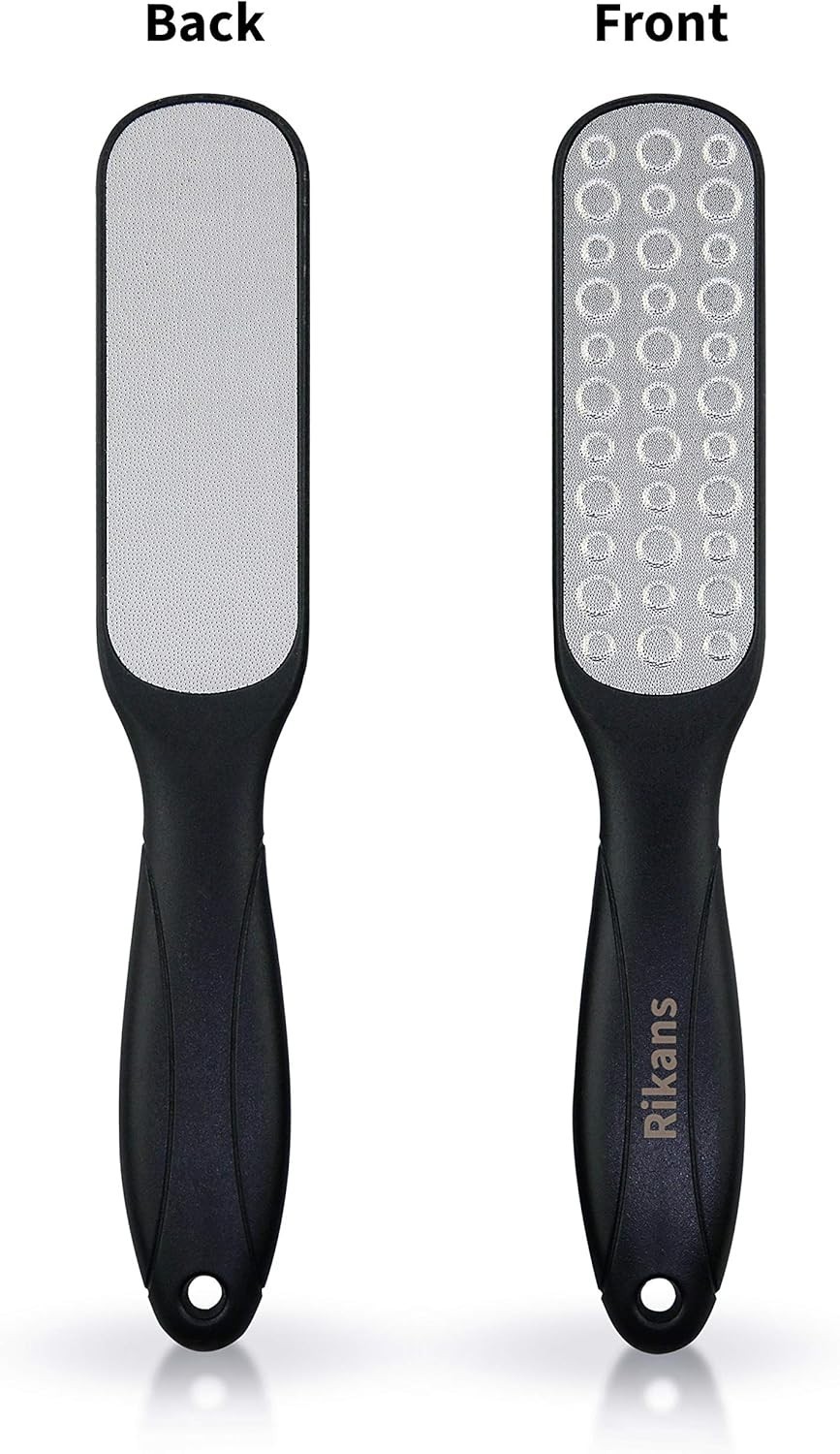 Foot File Stainless Steel Coarse Pedicure Tool Callus Remover for Hard Skin
