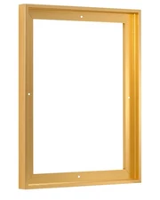 Pixy Canvas Floater Frame Brass Gold 16x 20” Depth 0.75”
