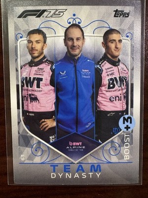 2025 Topps F1 Turbo Attax Team Dynasty #63 BWT Alpine F1 Team