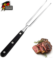 2Er Set Fleischgabel Mit Griff - 29Cm Edelstahl Fleischgabel, Grillgabel Servier