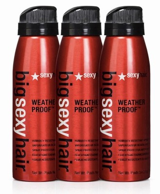 (3 PACK) Big Sexy Hair Weather Proof Humidity Resistant Finishing Spray 3.4 oz