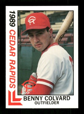 1989 Best Cedar Rapids Reds 19 Benny Colvard BXCP28