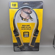NEW CAT Neck Light CT7100- 200 Lumens- Light Heads Pivot 90&deg;- Hands Free Use