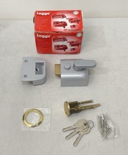 Legge 69mm Deadlocking Clyinder Nightlatch Solid Brass Latch - 785.PB/SV