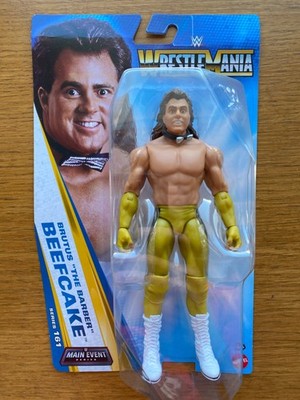 WWE figure Main Event Series 161 Wrestlemania Brutus Barber Beefcake DMG Package