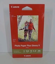 Canon Photo Paper Plus Glossy II 4 X 6 100 Sheets Total Brand New Sealed