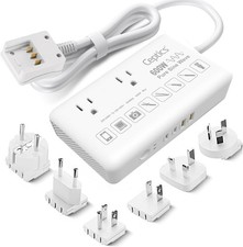 Ceptics 600W Pure Sine Wave 220v to 110v Converter, Step Down Voltage Converter