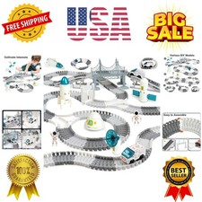 Race Track Toy for Kids - Best Birthday Gift for 3 4 5 6 7 Old Boys, 290 PC...