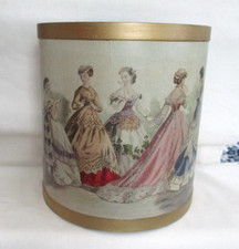 Ladies Dressing Room Waste Basket Wooden Vict...